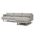 Ghế sofa bên phải màu xám Burrard